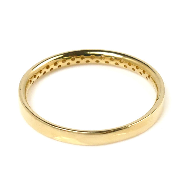 K18YG Yellow Gold Diamond Micro Setting Ring