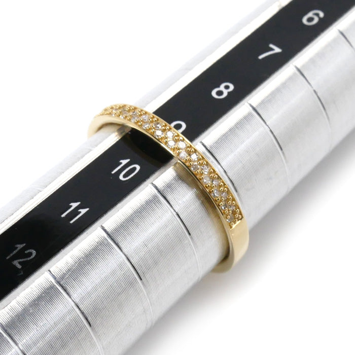 K18YG Yellow Gold Diamond Micro Setting Ring