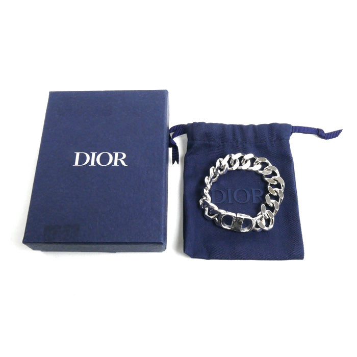 Dior Brass CD Icon Chain Link Bracelet