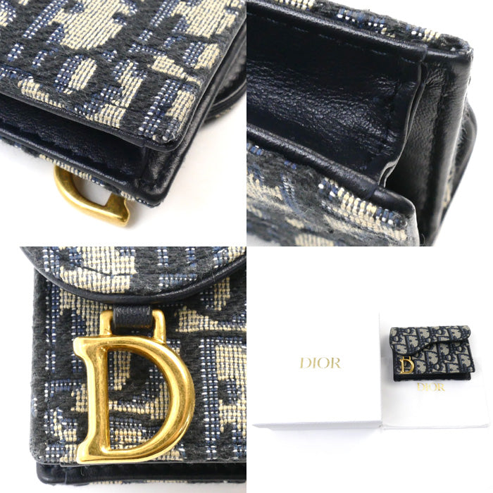 Dior Saddle Bloom Card Holder