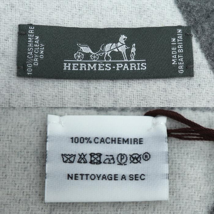 Hermes Cashmere Kazakh Optic Scarf