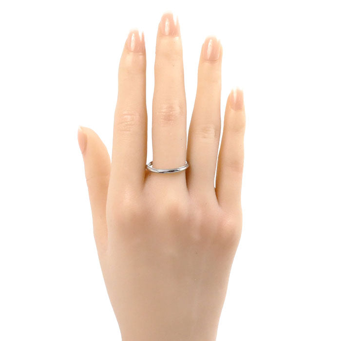 Tiffany & Co Platinum Milgrain Ring 2mm