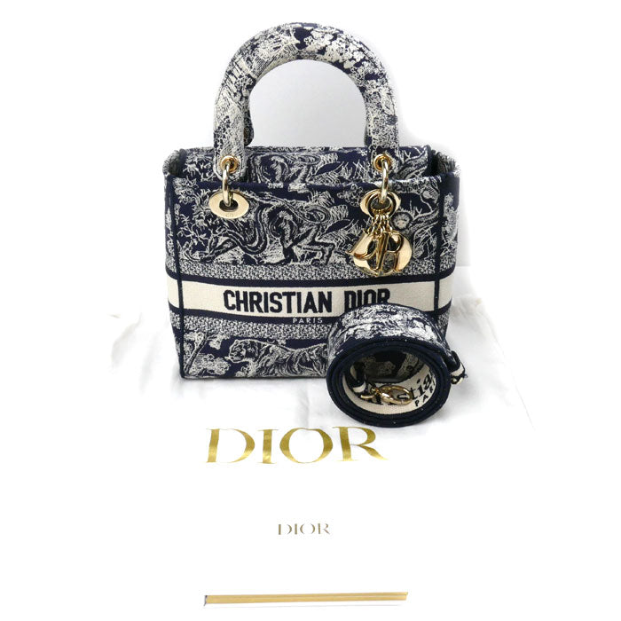 Dior Lady D-Lite Medium 2Way Shoulder Bag