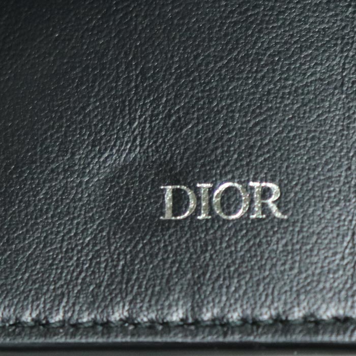 Dior Calfskin 6 Key Case Black