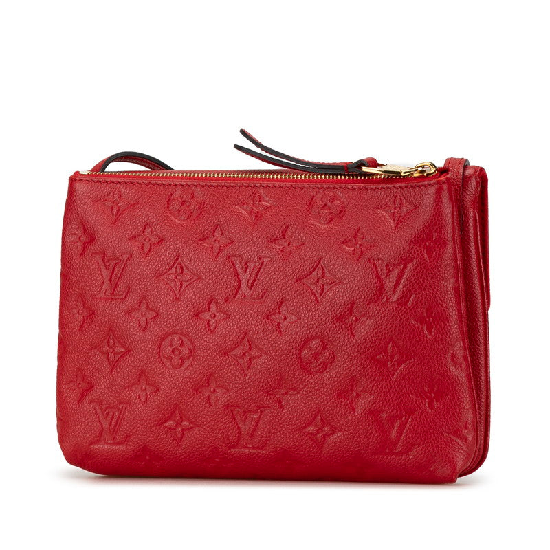 Louis Vuitton Monogram Twice Shoulder Bag Red