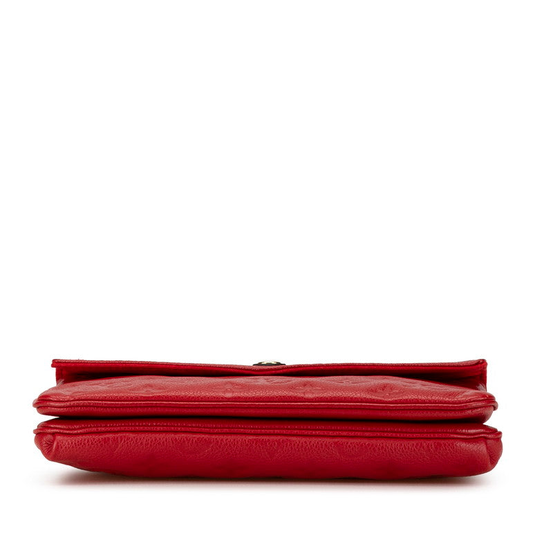 Louis Vuitton Monogram Twice Shoulder Bag Red