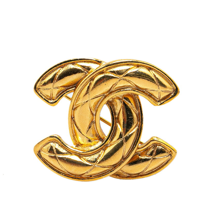 Chanel Coco Mark Gold Plated Brooch