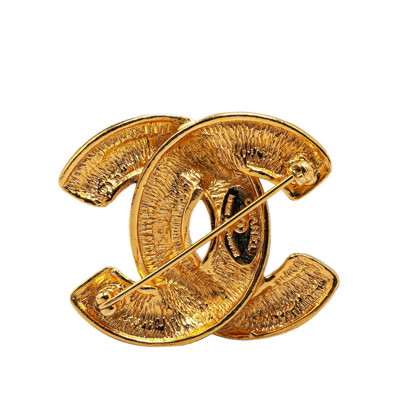 Chanel Coco Mark Gold Plated Brooch