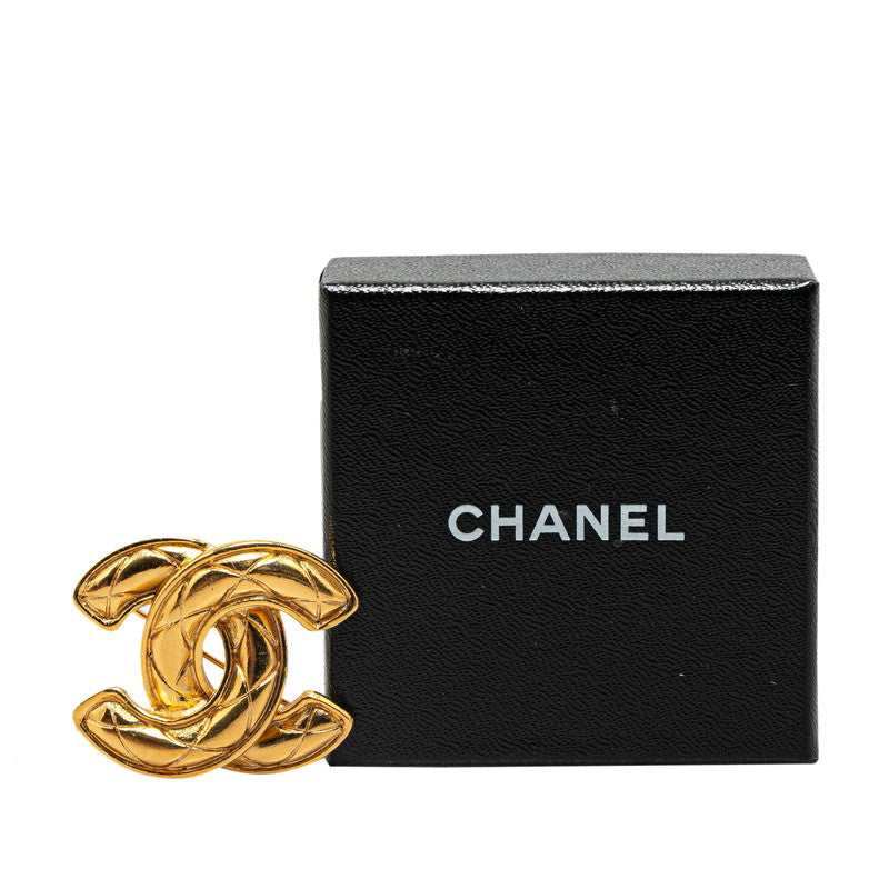 Chanel Coco Mark Gold Plated Brooch