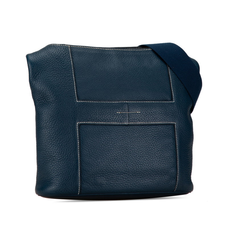 Hermes Good News PM Shoulder Bag Navy Clemence