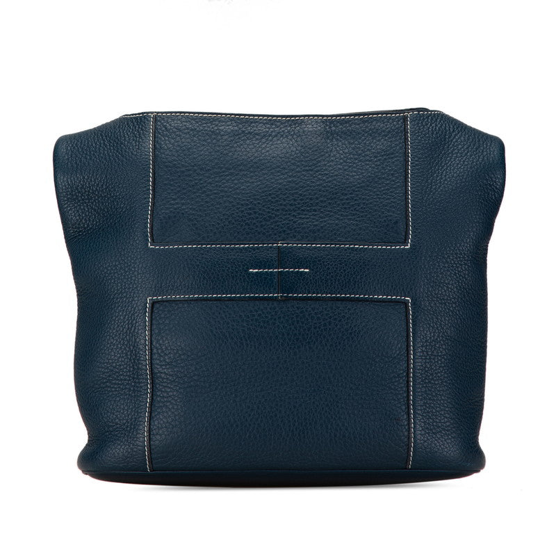 Hermes Good News PM Shoulder Bag Navy Clemence