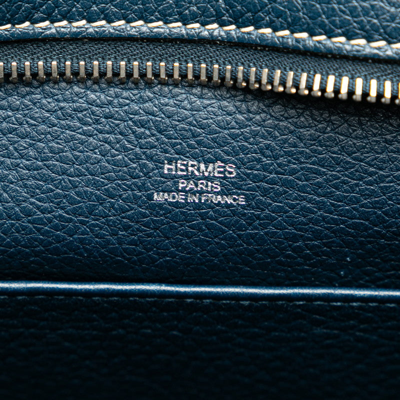 Hermes Good News PM Shoulder Bag Navy Clemence