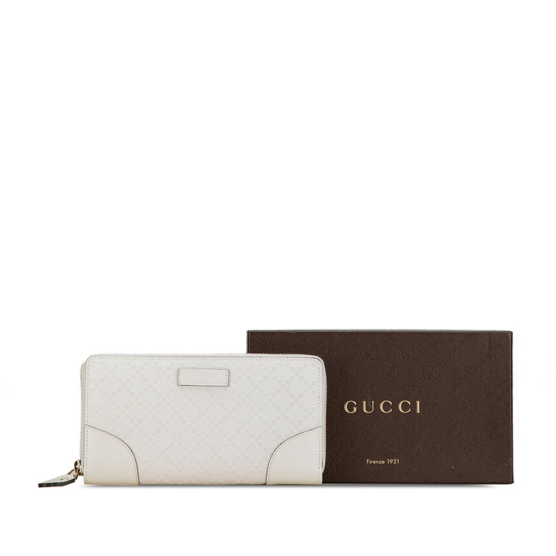 Gucci Diamante PVC Leather Zip-Around Wallet 354487 in Great Condition