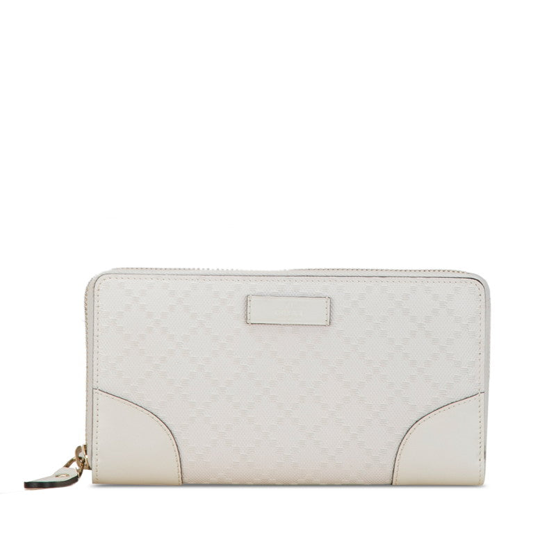 Gucci Diamante PVC Leather Zip-Around Wallet 354487