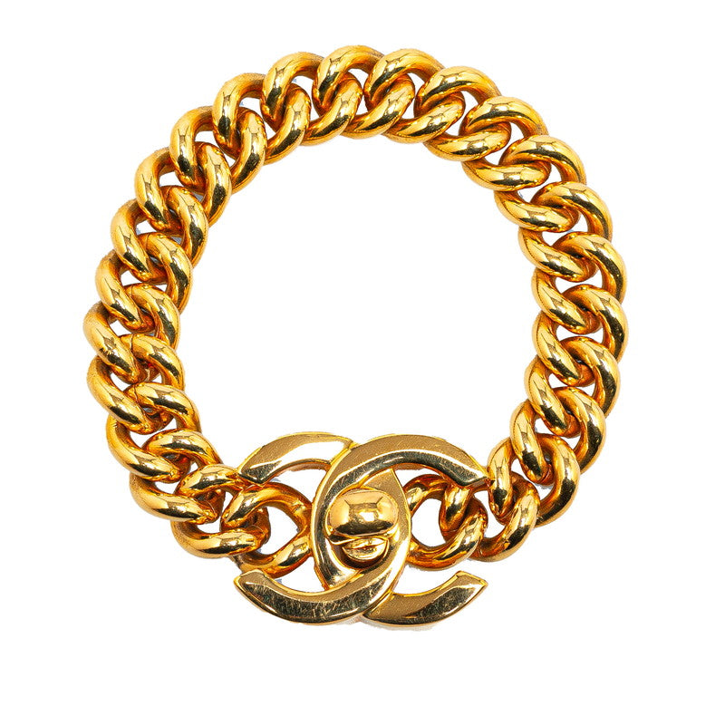 Chanel Coco Mark Turnlock Bracelet Gold