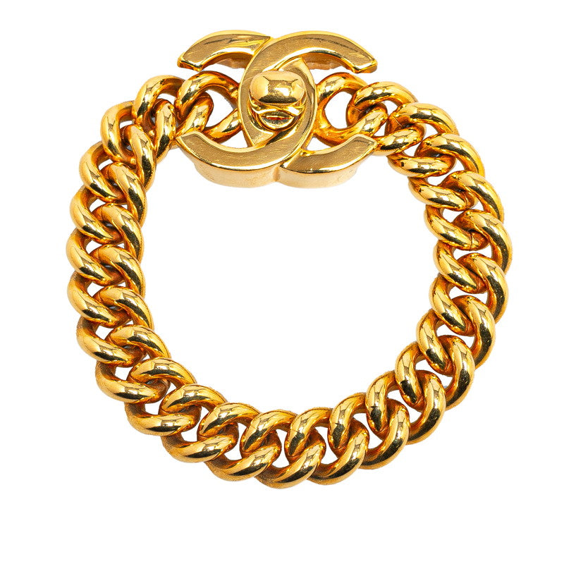 Chanel Coco Mark Turnlock Bracelet Gold