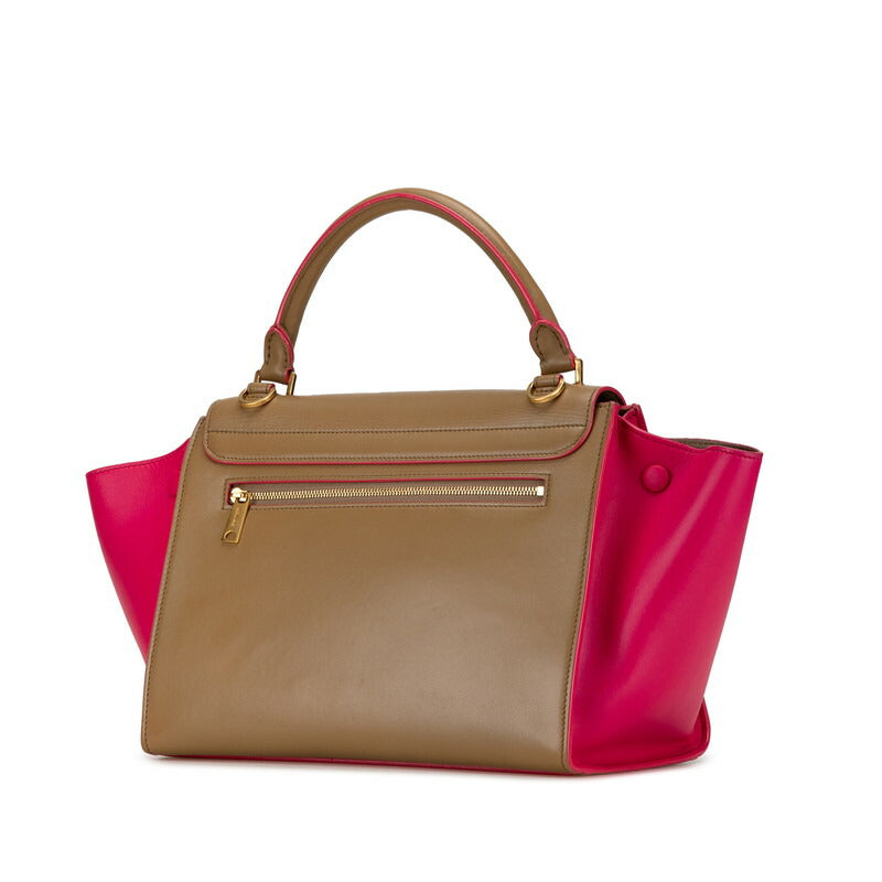 Celine Trapeze Small Leather Handbag