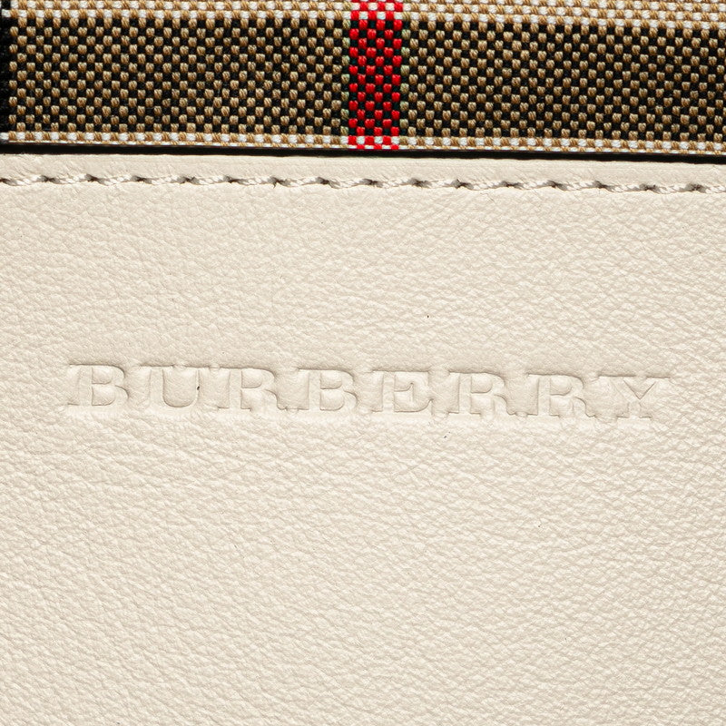 Burberry Nova Check Nylon Leather Backpack