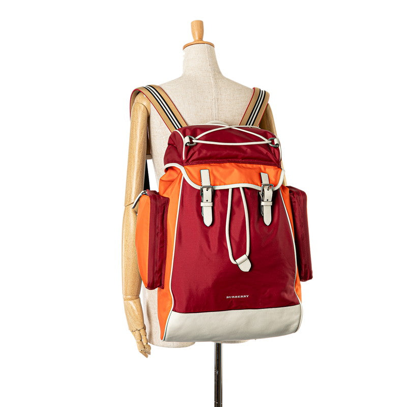 Burberry Nova Check Nylon Leather Backpack