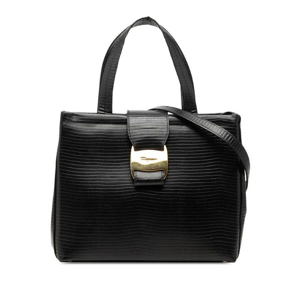 Salvatore Ferragamo Vara Leather 2way Bag