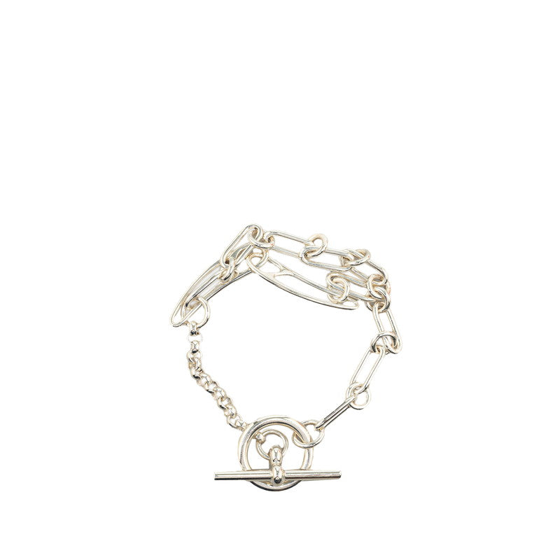 Hermes Chaine d'Ancre Punk Bracelet Silver