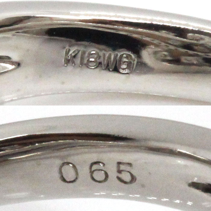 K18WG Diamond Ring 0.65ct