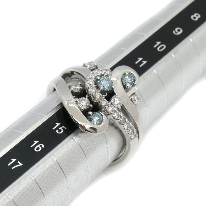 K18WG Diamond Ring 0.65ct