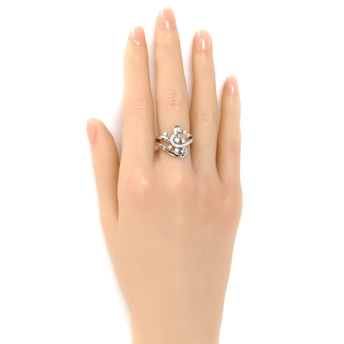 K18WG Diamond Ring 0.65ct