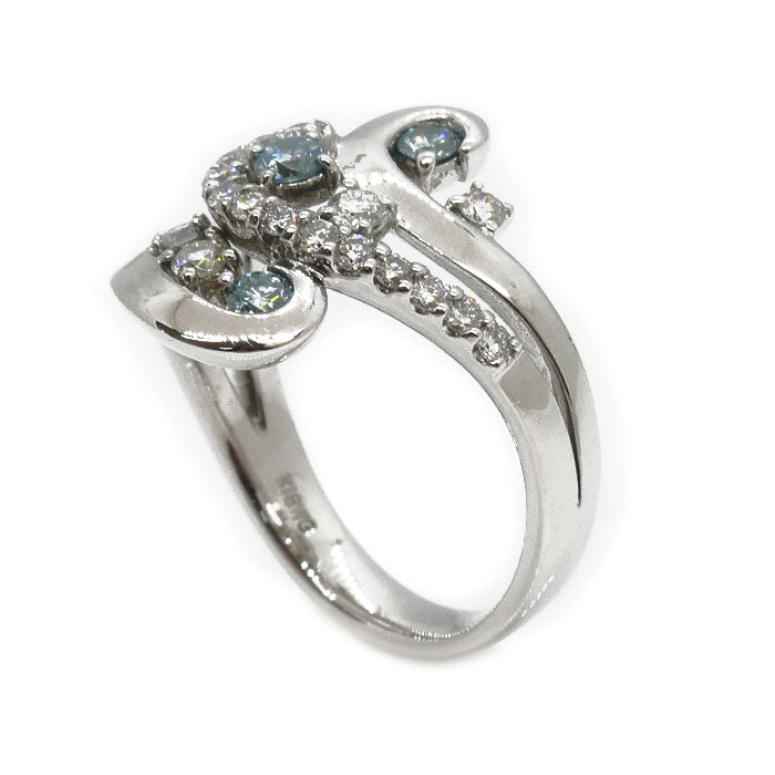 K18WG Diamond Ring 0.65ct