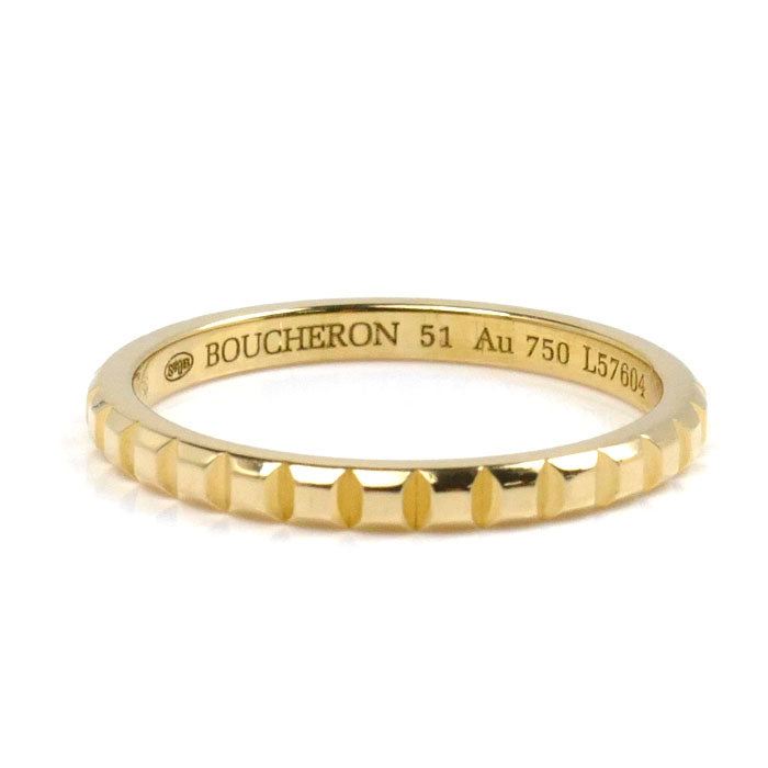 Boucheron K18YG Yellow Gold Quatre Ring