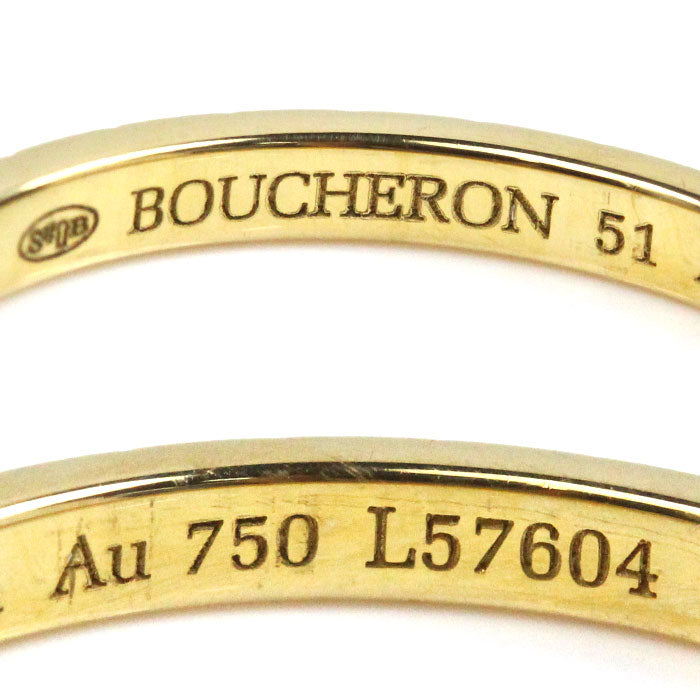 Boucheron K18YG Yellow Gold Quatre Ring