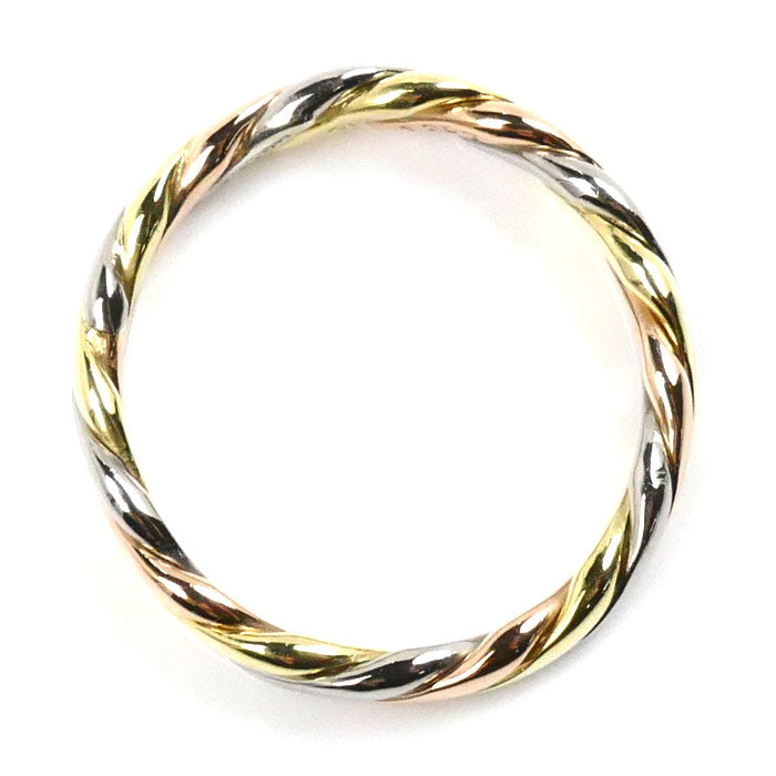 Dior K18 Gold Twist Ring 11.5