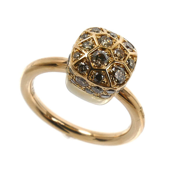 Pomellato Nudo Solitaire Petit Au750 Pink Gold White Gold Ring