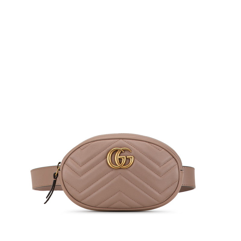 Gucci GG Marmont Quilted Leather Waist Bag