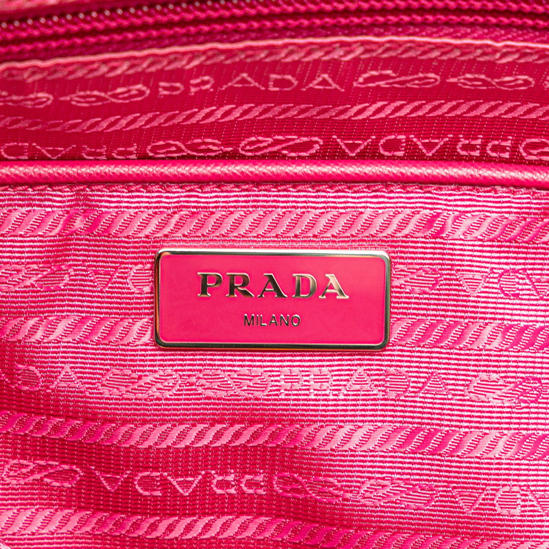 Prada Nylon Leather 2WAY Tote Bag in Great Condition