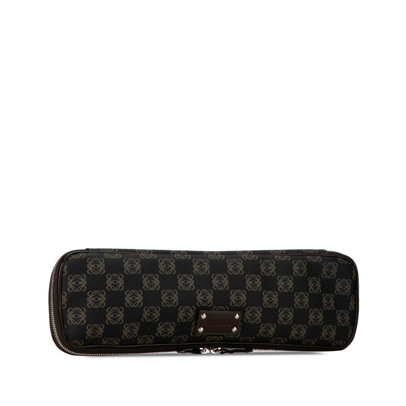 Loewe Anagram PVC Leather Clutch Bag