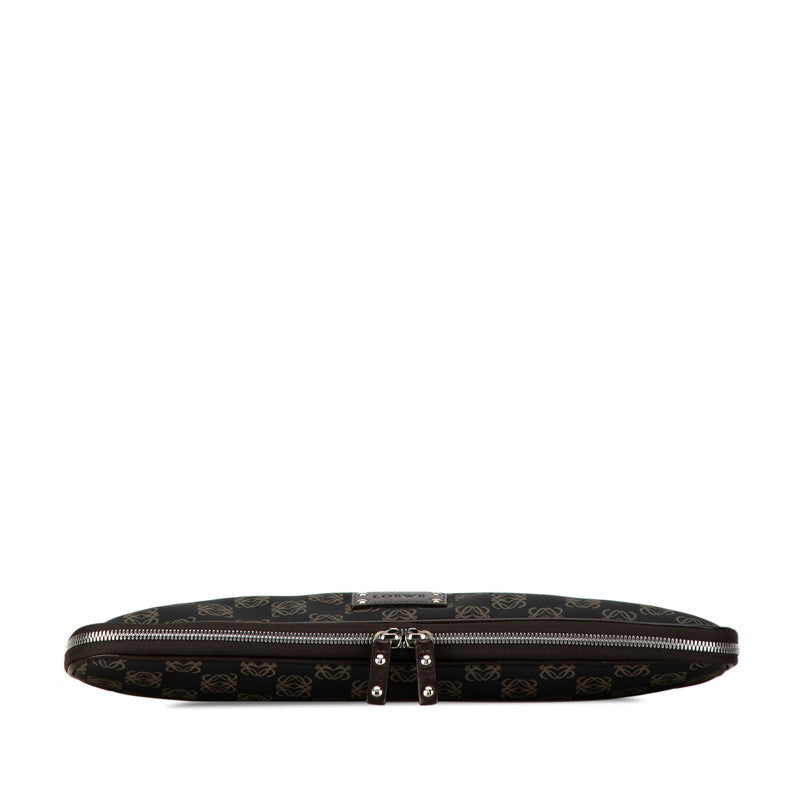 Loewe Anagram PVC Leather Clutch Bag