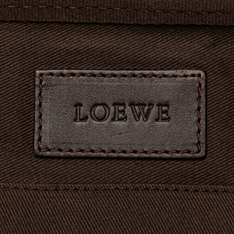 Loewe Anagram PVC Leather Clutch Bag