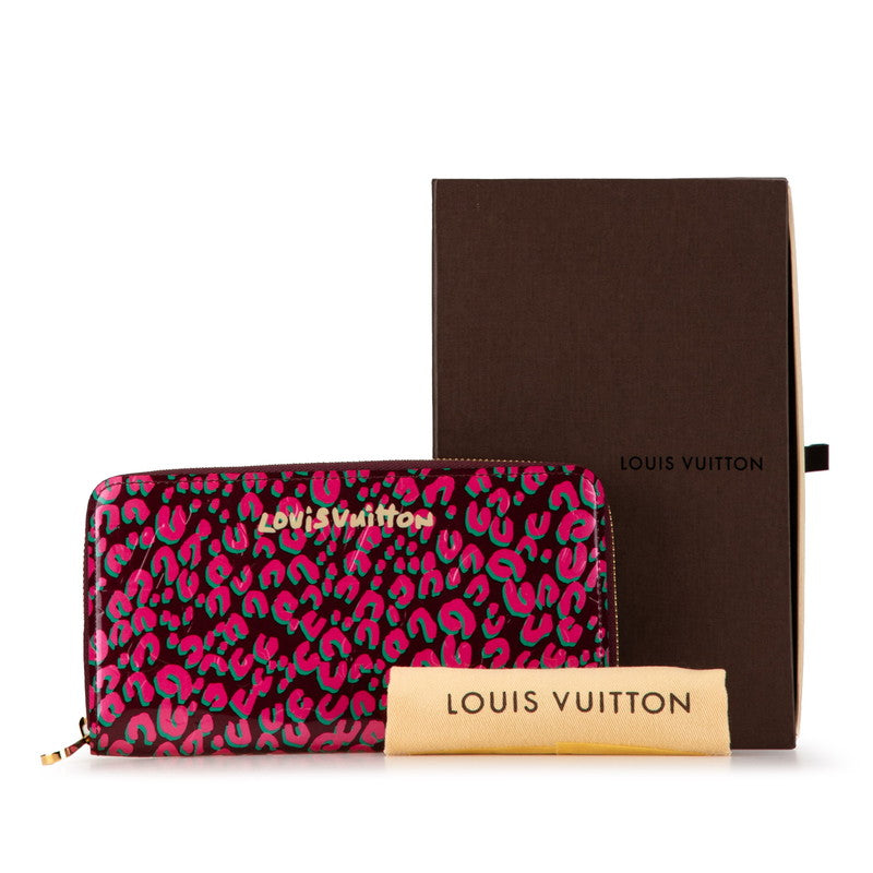 Louis Vuitton Leopard Patent Zippy Wallet