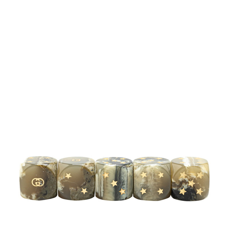 Gucci GG Supreme Dice Case Set Khaki PVC Resin