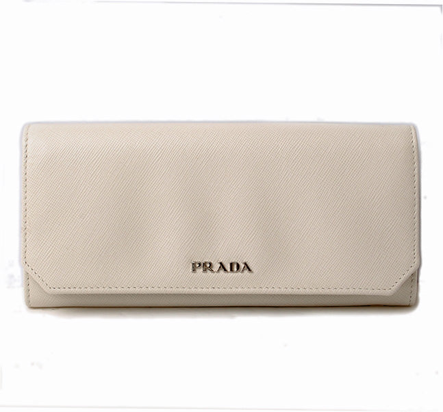 Prada Saffiano Long Wallet 1M1132 in Pristine Condition