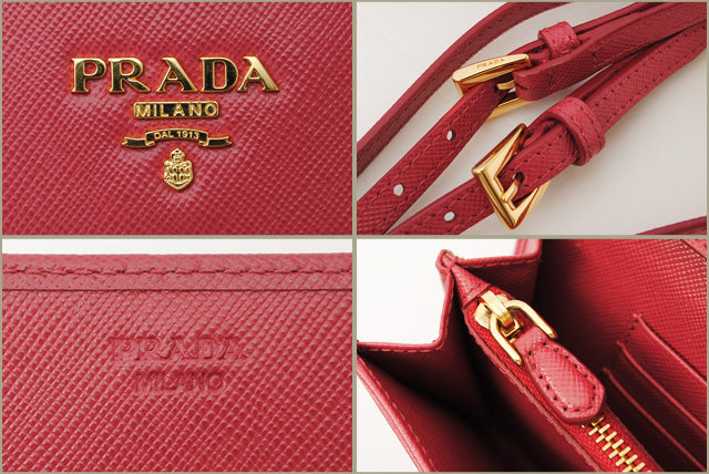 Prada Saffiano Metal Long Wallet 1M1437