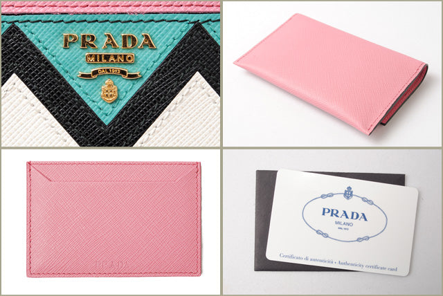 Prada Embossed Leather Card Case/Wallet 1MC004