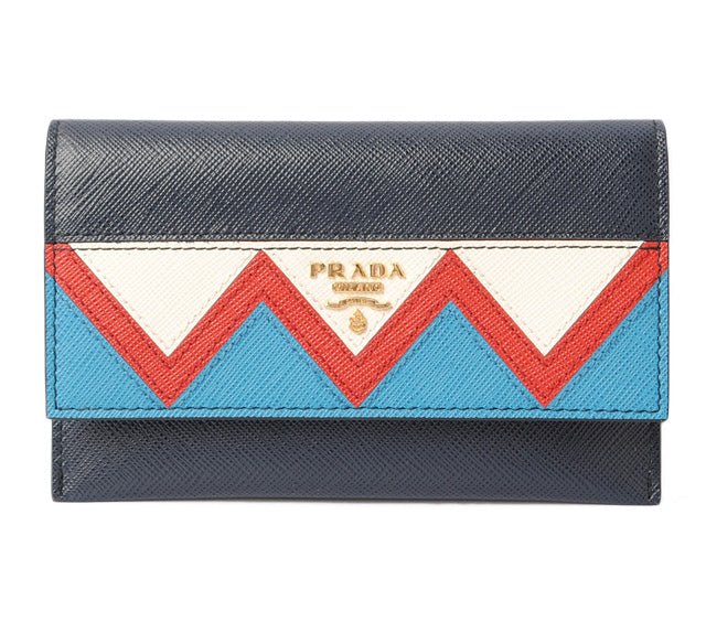 Prada Embossed Leather Card Case/Wallet 1MC004