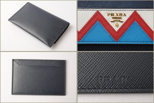 Prada Embossed Leather Card Case/Wallet 1MC004 in Pristine Condition