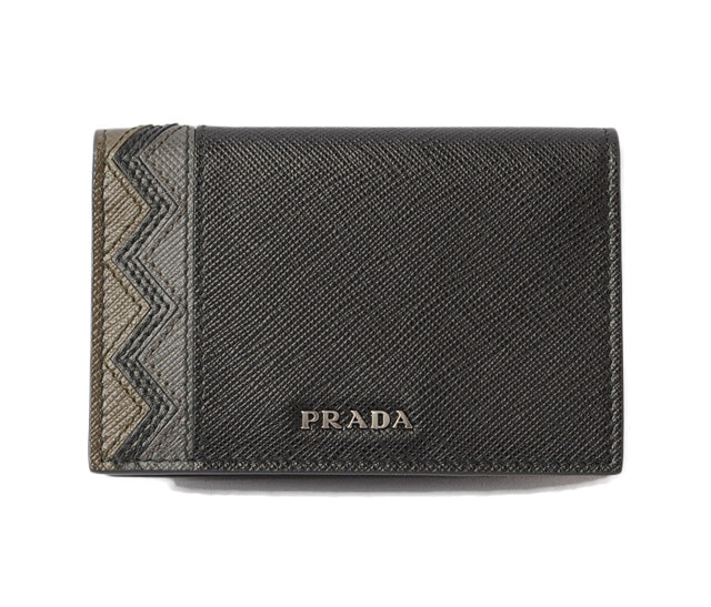 Prada Embossed Leather Card Case 2MC101 in Pristine Condition