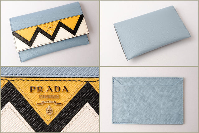 Prada Embossed Leather Card Case/Wallet 1MC004