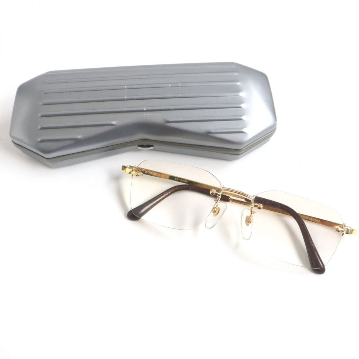 Burberry K18 Logo Glasses Gold Brown