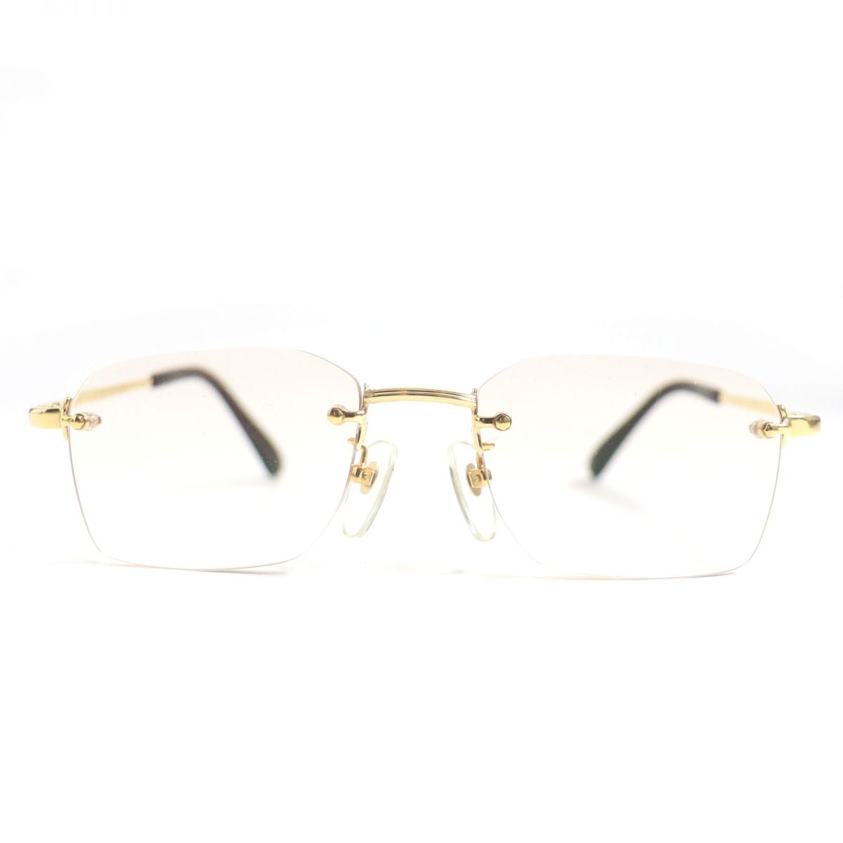 Burberry K18 Logo Glasses Gold Brown