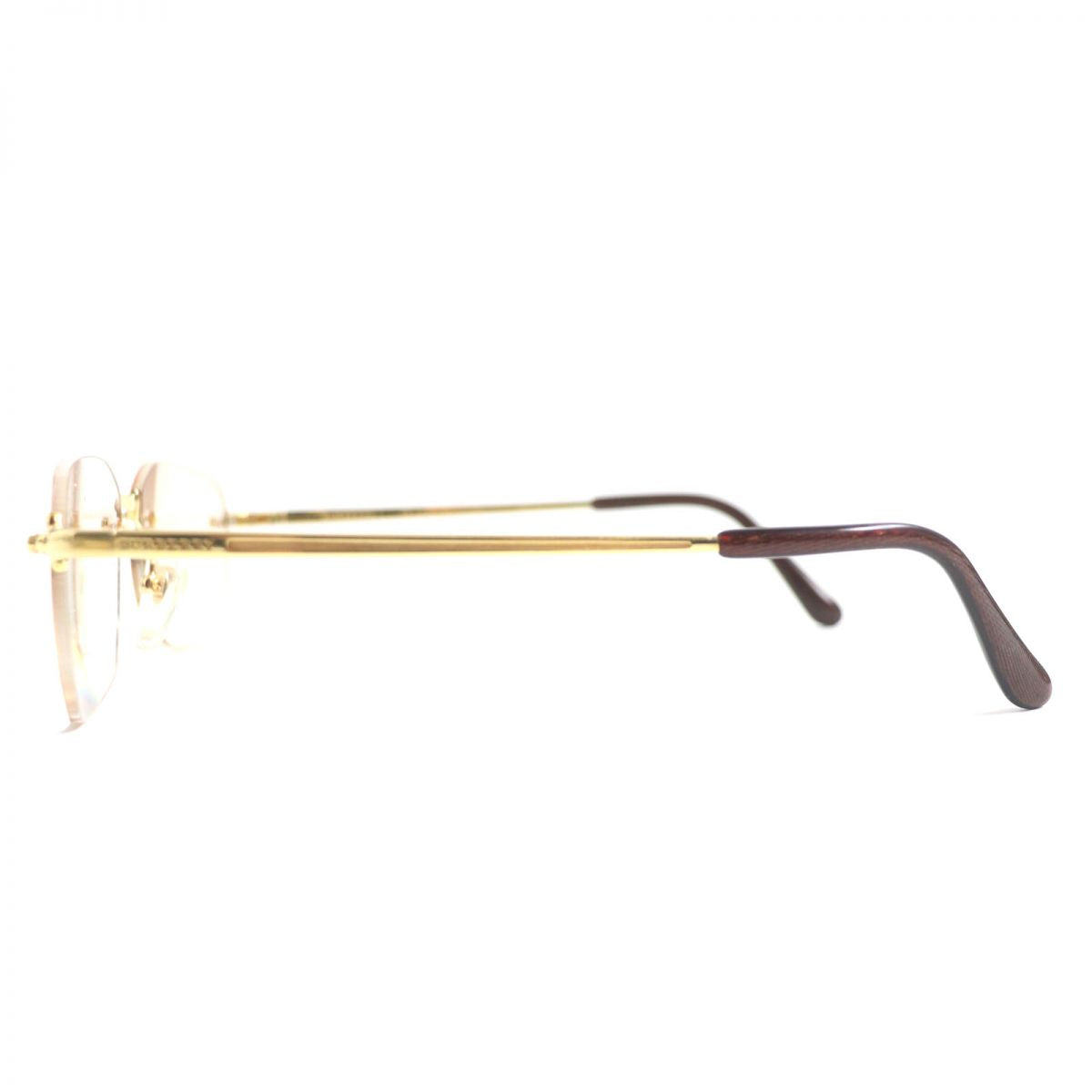 Burberry K18 Logo Glasses Gold Brown